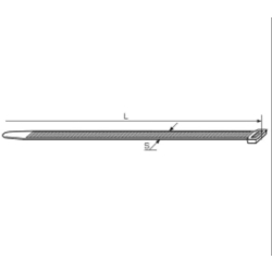 opaski zaciskowe 200 x 2,5mm DG  100szt.